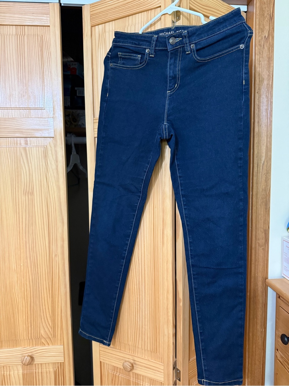 Michael Kors Navy Skinny Stretch Jeans